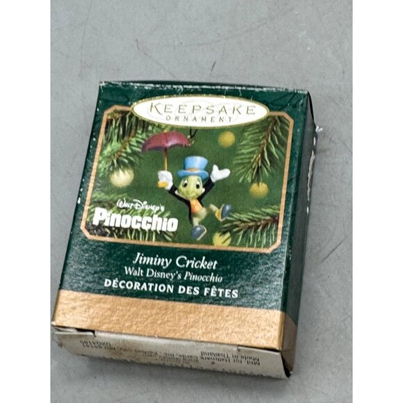 Hallmark Keepsake Ornament Jiminy Cricket Walt Disneys Pinocchio 2001 READ - Picture 4 of 5